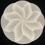 چراغ سقفی 72 وات مودی مدل گرد طرح لوتوس - تصویر 2