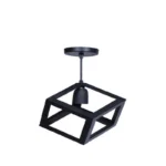 لوستر تک شعله مدل مکعب مربع کد bl1289 - تصویر 2