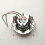 چراغ هالوژن 3 وات مدل فریم متحرک فلزی بسته 2 عددی - تصویر 4