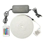 ریسه نئون فلکسی مدل 4 سیم 12V-RGB طول 5 متر