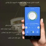 لوستر نورکیا مدل تک حلقه قندیلی کد 1R-40G - تصویر 3