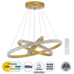 لوستر سامان مدل مدرن کد PBK370 - تصویر 3