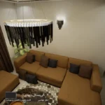 لوستر نورکیا مدل دو حلقه قندیلی کد 2R-55G - تصویر 11