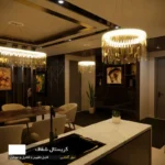 لوستر نورکیا مدل تک حلقه قندیلی کد 1R-40G - تصویر 12