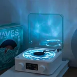 چراغ خواب طرح گرامافونی اسپیکر دار مدل waves - تصویر 8