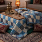 لحاف کرسی شش نفره مانیکاهوم مدل چهل تکه سایز 400*400 سانتی متر - تصویر 9