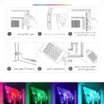 ریسه ال ای دی لومینوس طرح یو اس بی مدل USB GAMING طول 5 متر - تصویر 12