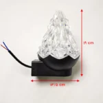 چراغ حیاطی 12 وات مدل دوطرفه شعله کد BD176 - تصویر 2